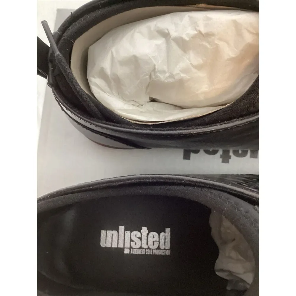 unlisted kenneth‎ cole boots Russel Black Size 10.5 Medium SKU # 3057